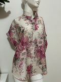 Camicia donna viscosa 100% non  trasparente taglia 48-50
