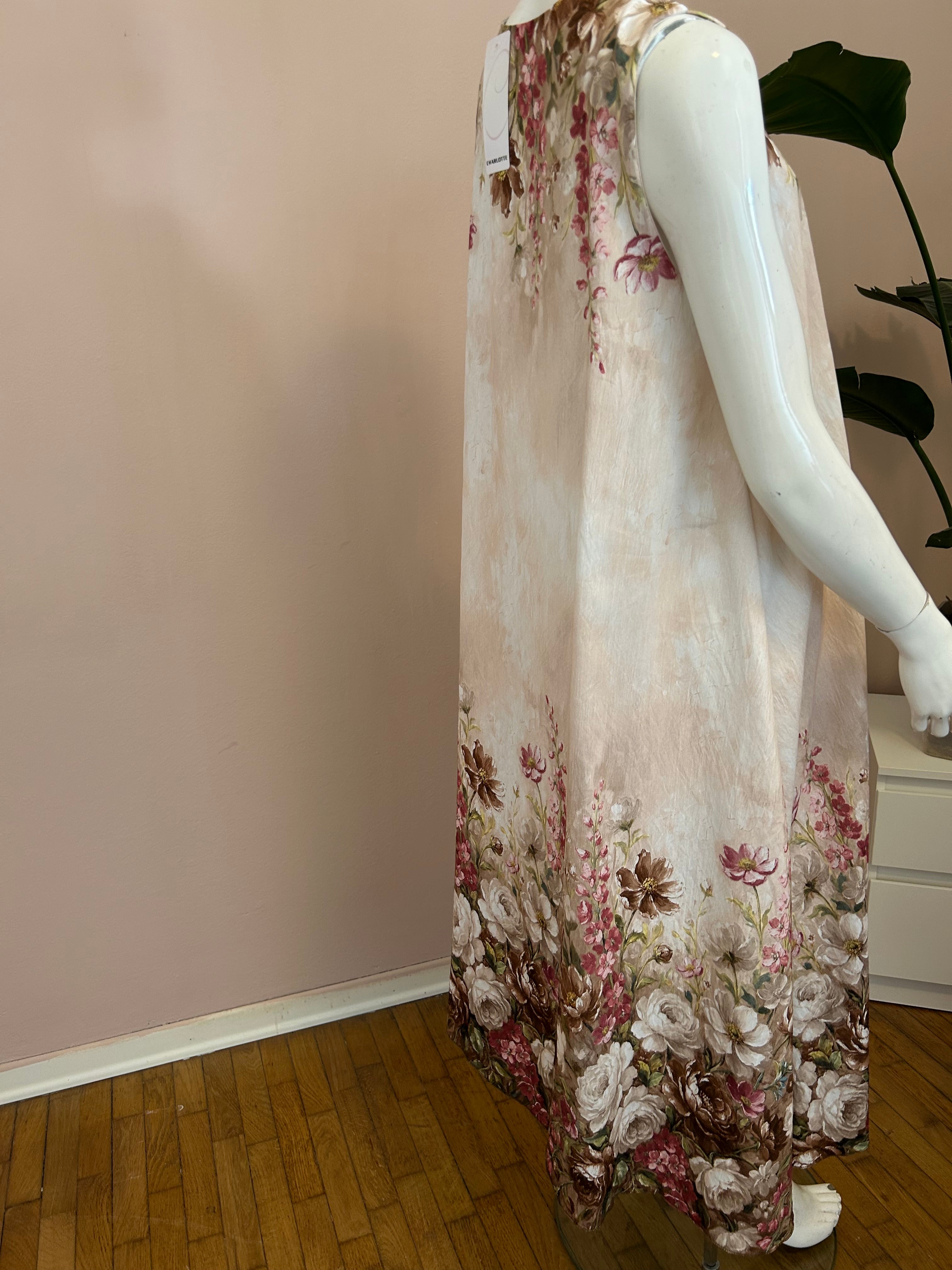 Vestito elegantissimo donna in viscosa 100% Taglia 42-44